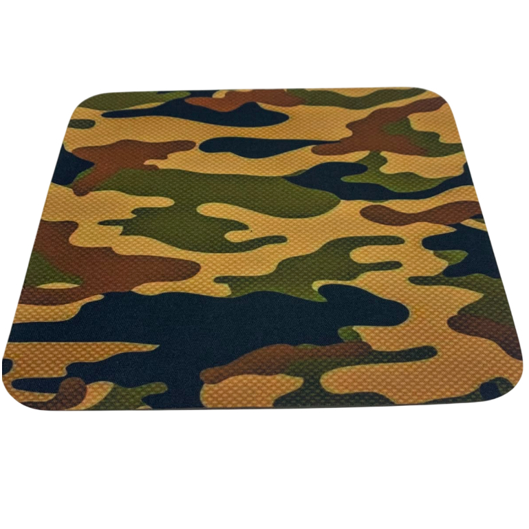 Mouse Pad Pequeno Escritório Jogo Gamer 17*20cm Camuflado