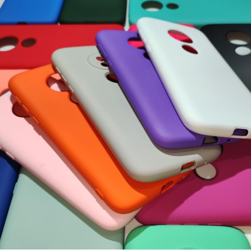 Capa para Protetora Motorola G7 Play Silicone Proteção de Câmera Interior Aveludado Macia Premium