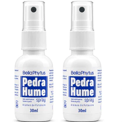 Kit 2 Pedra Hume 30ml Alúmen De Potássio BellaPhytus Manicure Pedicure Estancar Barba Pedicure