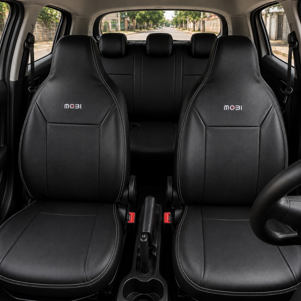 Capa Banco De Carro Couro Fiat Mobi 2018 á 2025 + BRINDE Entrega Imediata