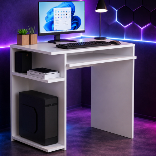 Mesa De Computador Escrivaninha Para Escritório Gamer - JM3 Móveis