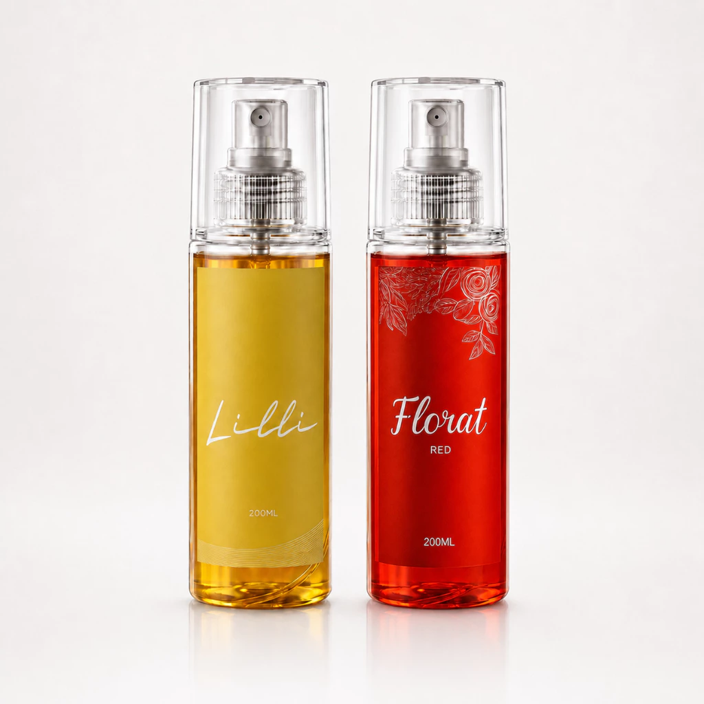 Kit Body Splash Feminino Florat Red + Lily 200ml (cada)v| Alta Fixação • Perfume Floral Doce