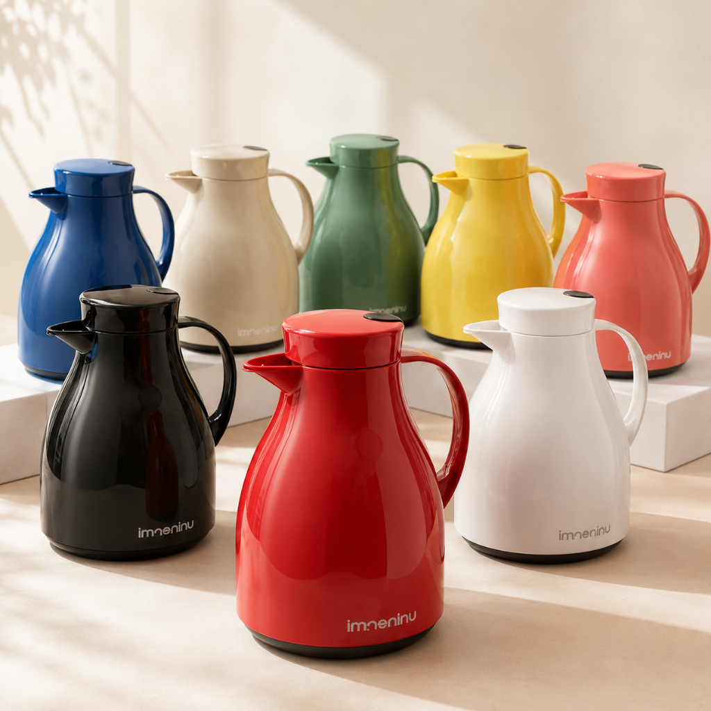 Garrafa Térmica 1L Unitermi Paris Café Chá Leite Bule Gatilho 1000ml Cozinha Café garrafa de agua