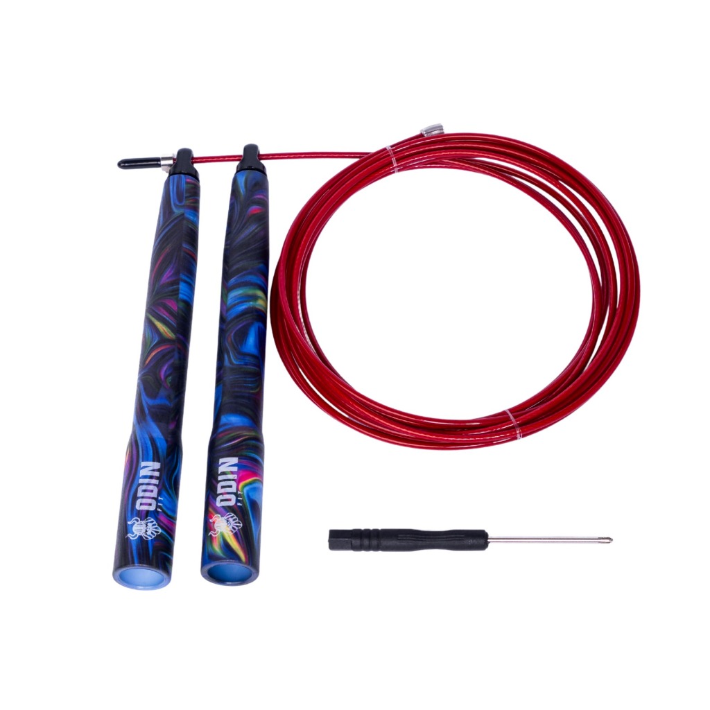 Speed Rope Corda de Pular Para Exercicios Cross Rolamento Profissional - Odin Fit