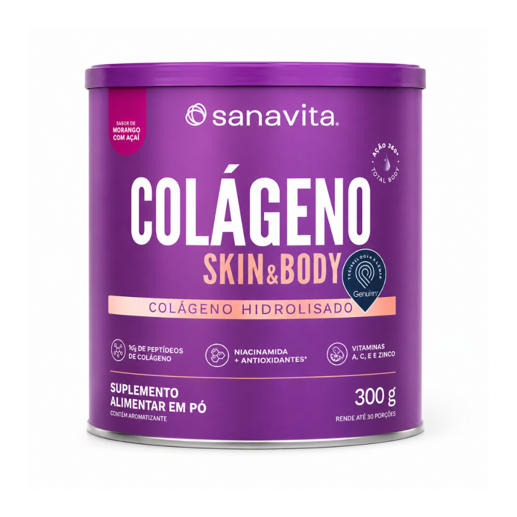 Colágeno Skin & Body 300g - Sanavita.
