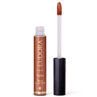 EUDORA Batom Líquido Nude Glitter Magic Eudora Make Turbo 5,2ml- PRODUTO ORIGINAL