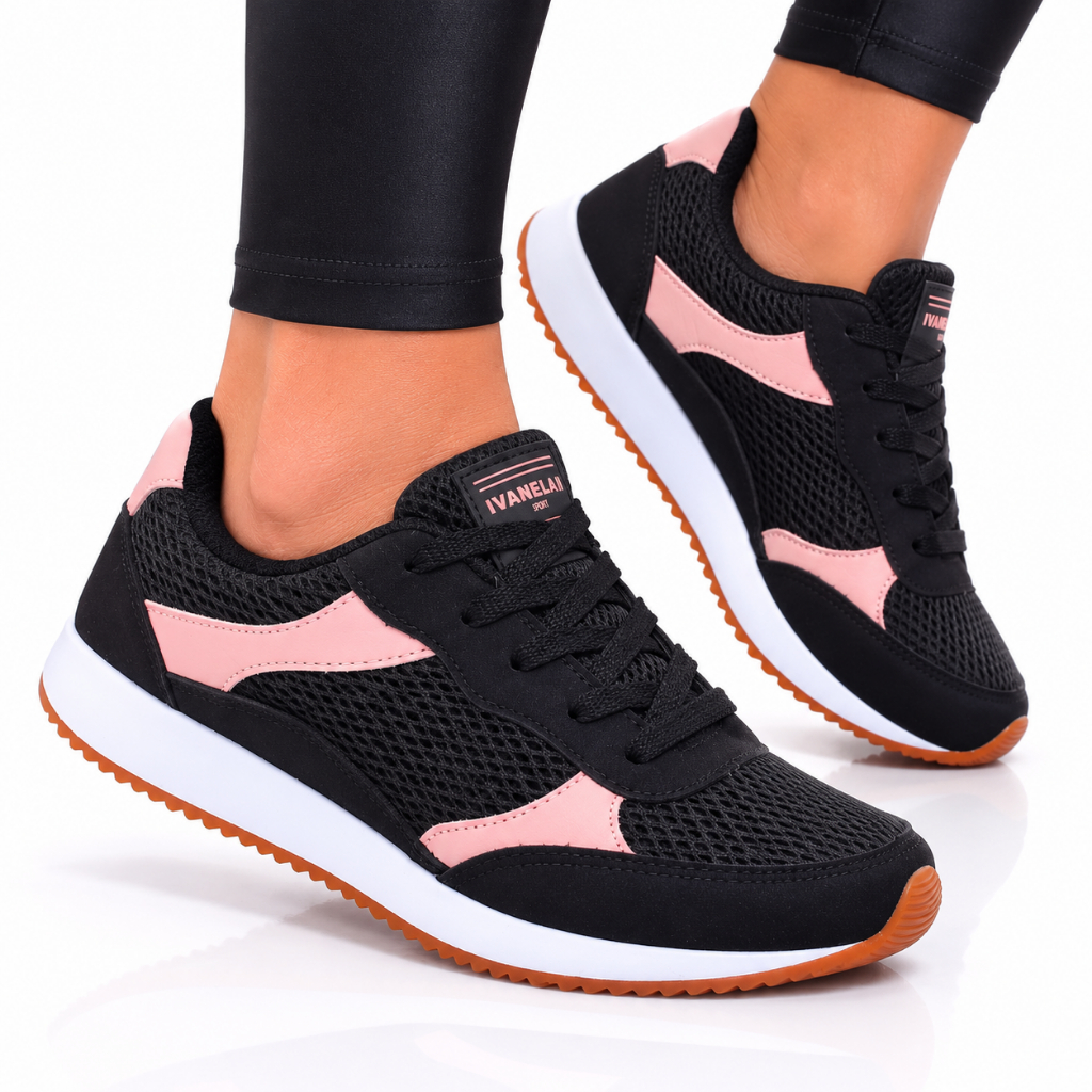 Tênis Feminino Esportivo Casual Caminhada Academia Leve Confortável
