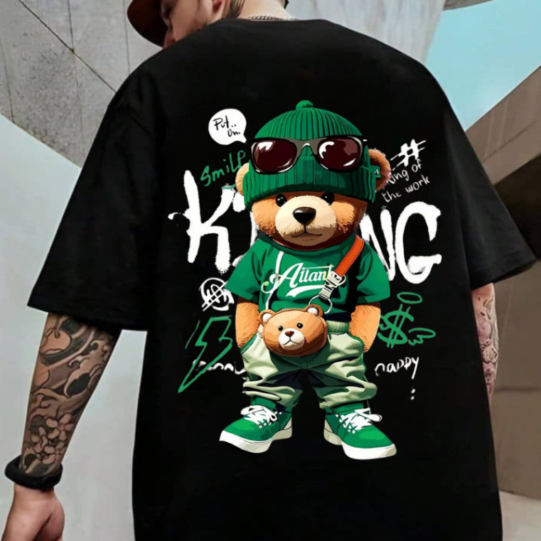 Camiseta Oversized Masculina 100% Algodão Streetwear Treino Esportes Academia Estiloso