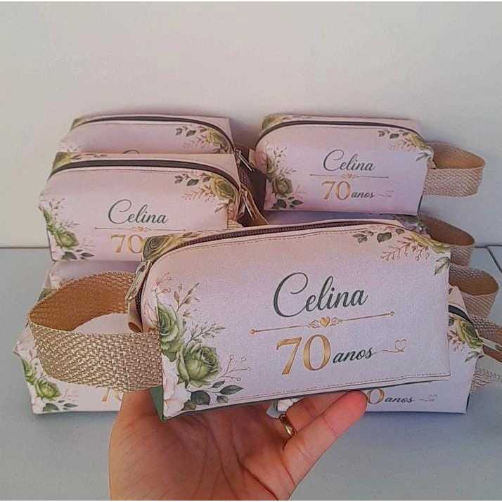 Bolsinha Estojo Lembrancinha Personalizadas para Aniversário, Empresas, Qualquer Tema