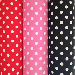 Tecido Tricoline 100% Algodão Poá 50x150cm Escolha a Cor Patchwork Costura Criativa