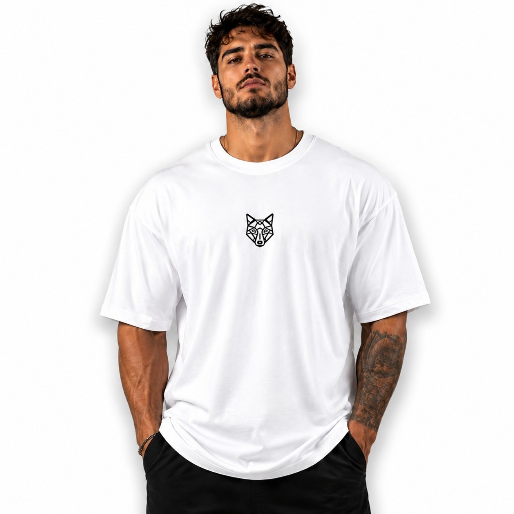 CAMISETA CAMISA OVERSIZED SUEDINI ALPHA CO. 100% ALGODÃO TREINO E ACADEMIA