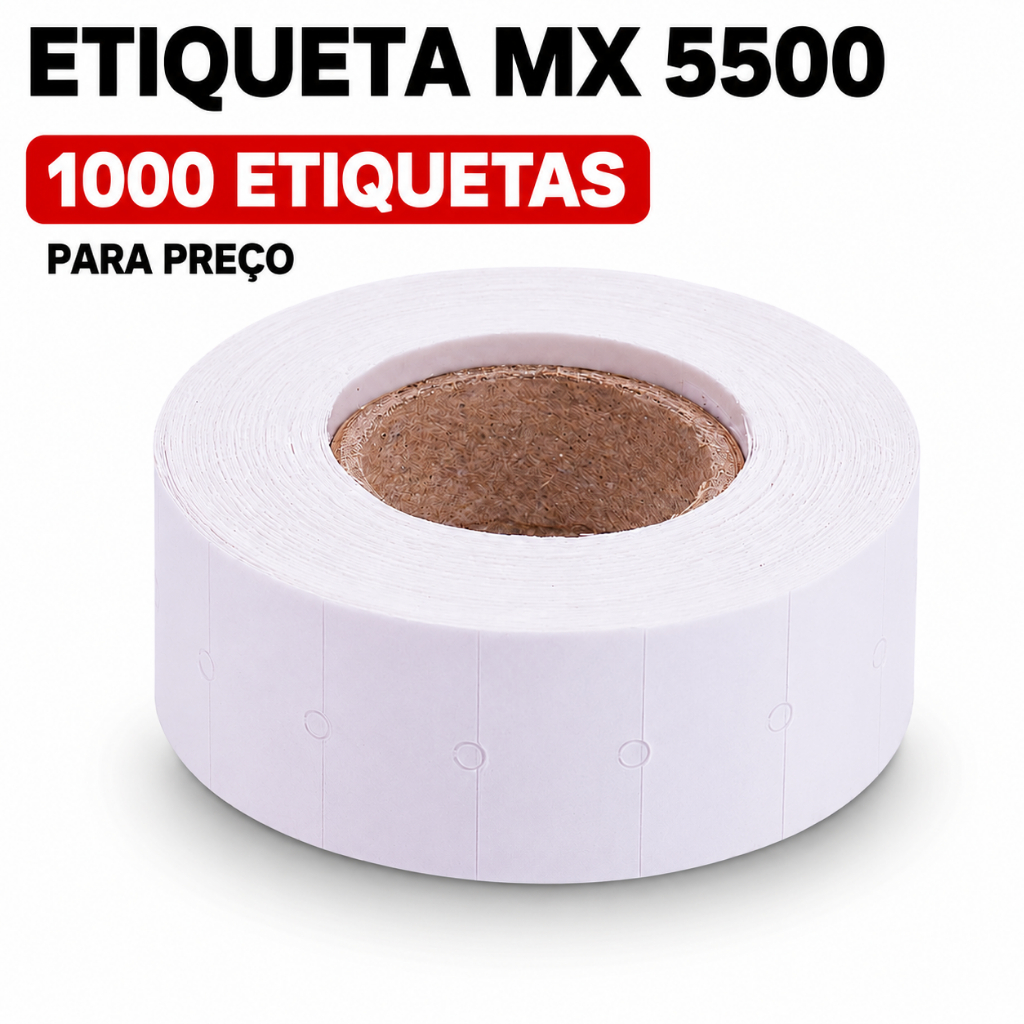 Etiqueta para Preço MX 5500 com 1000 Peças