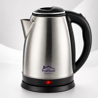 Chaleira elétrica de inox de 1,8 L