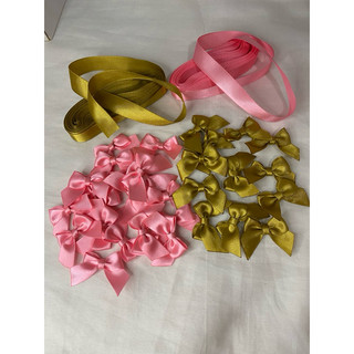 Mini laços de cetim fita número 3 kits com 50unidades ou 100 unidades Lacos para artesanato presentes lembrancinhas