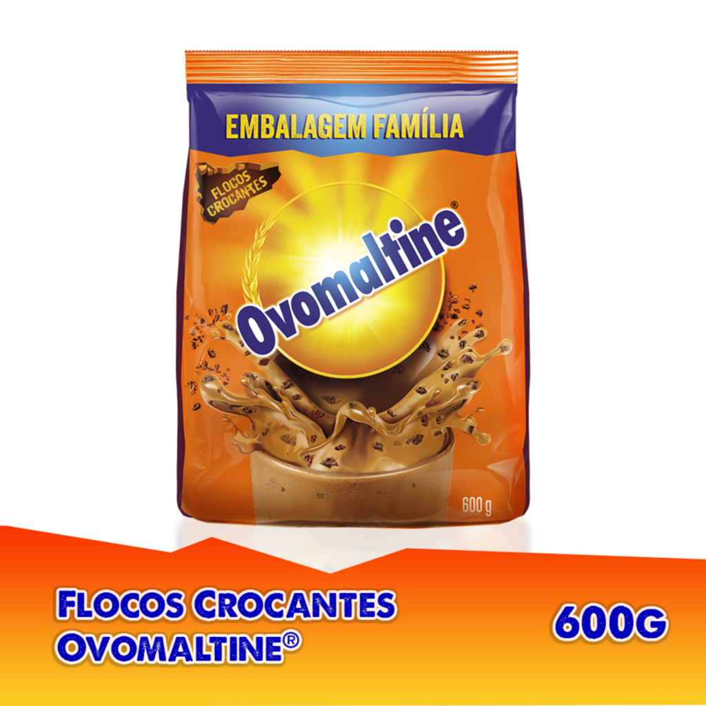 Achocolatado Ovomaltine Flocos Crocantes Sachê 600g Mistura Crocante