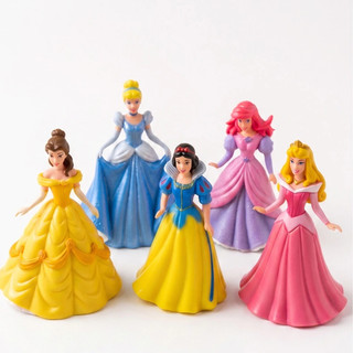 Kit Bonequinhas Princesas da Disney Cinderela Bela Adormecida Branca de Neve Envio Imediato