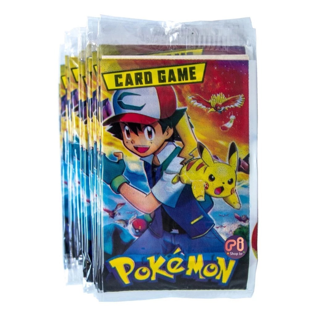 KIT CARDS 100, 200, 300, 400, 500 OU 1000 UNIDADES - BAFO 2026 POKEMON CARTINHAS