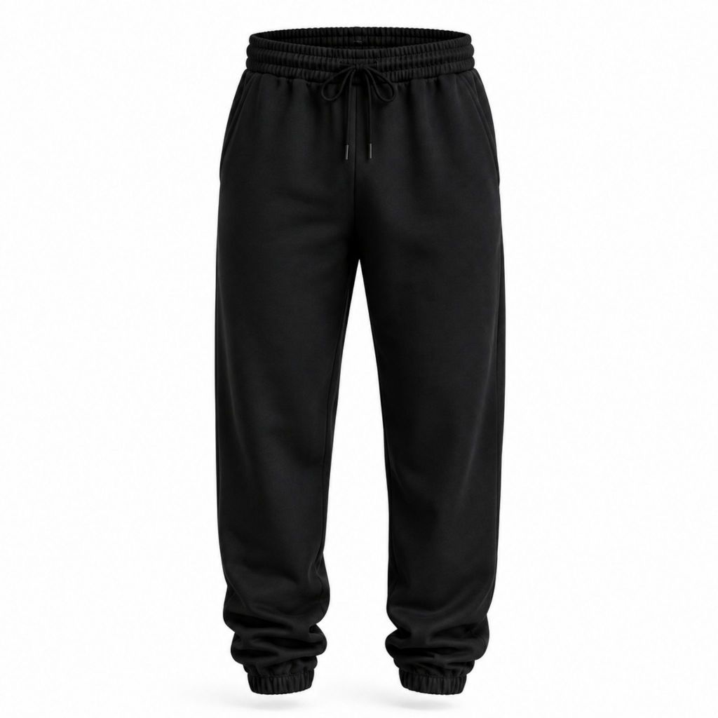 Calça Jogger Masculina Moletom Forrada Peluciada Flanelada Quente Inverno Unissex Confortável Casual