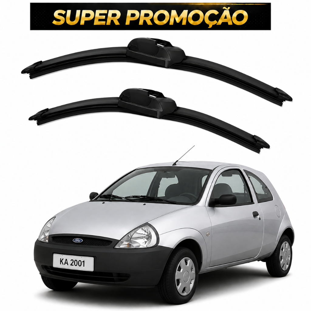 Par de Palheta Limpador Parabrisa Ka Ford 1997 1998 1999 2000 2001