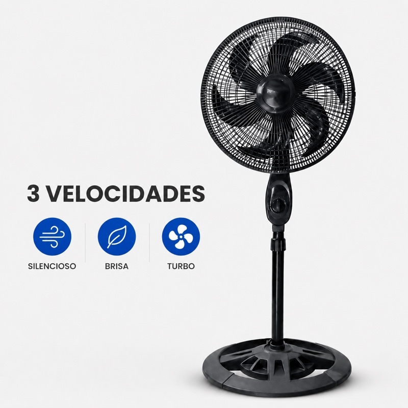 Ventilador Residencial Silencioso Modelos Teto Torre Mesa Ventilação Forte para Casa