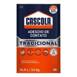 Cascola Contato Tradicioanl Sem Toluol 14Kg - Cascola