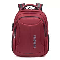 Mochila Moderna Cadeado Antifurto Usb/fone Impermeável Laptop Grande Reforçada