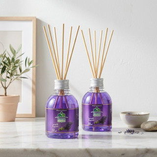 Kit 2 Difusor de Aromas Com Varetas Para Ambientes 280ml Imenso Aromas Fragâncias Lavanda Perfume