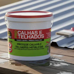 Manta Líquida Pro Calhas Telhados Metálica Galvanizada Protege Calhas Telhas Metálicas 1,2Kg Garin