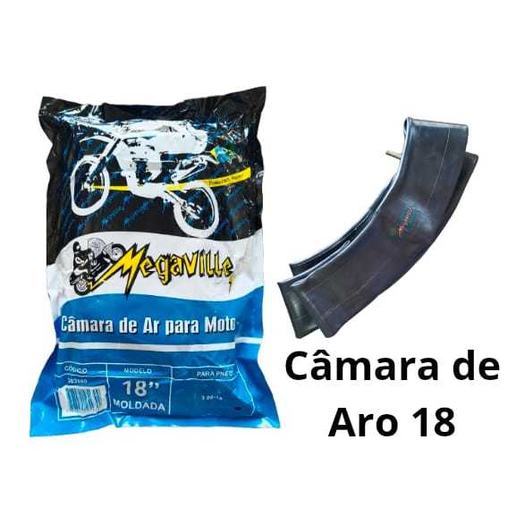 Câmara Ar Para Pneu 18 Moto Honda Cg Titan Fan 125 150 160 Oferta Queima De Estoque