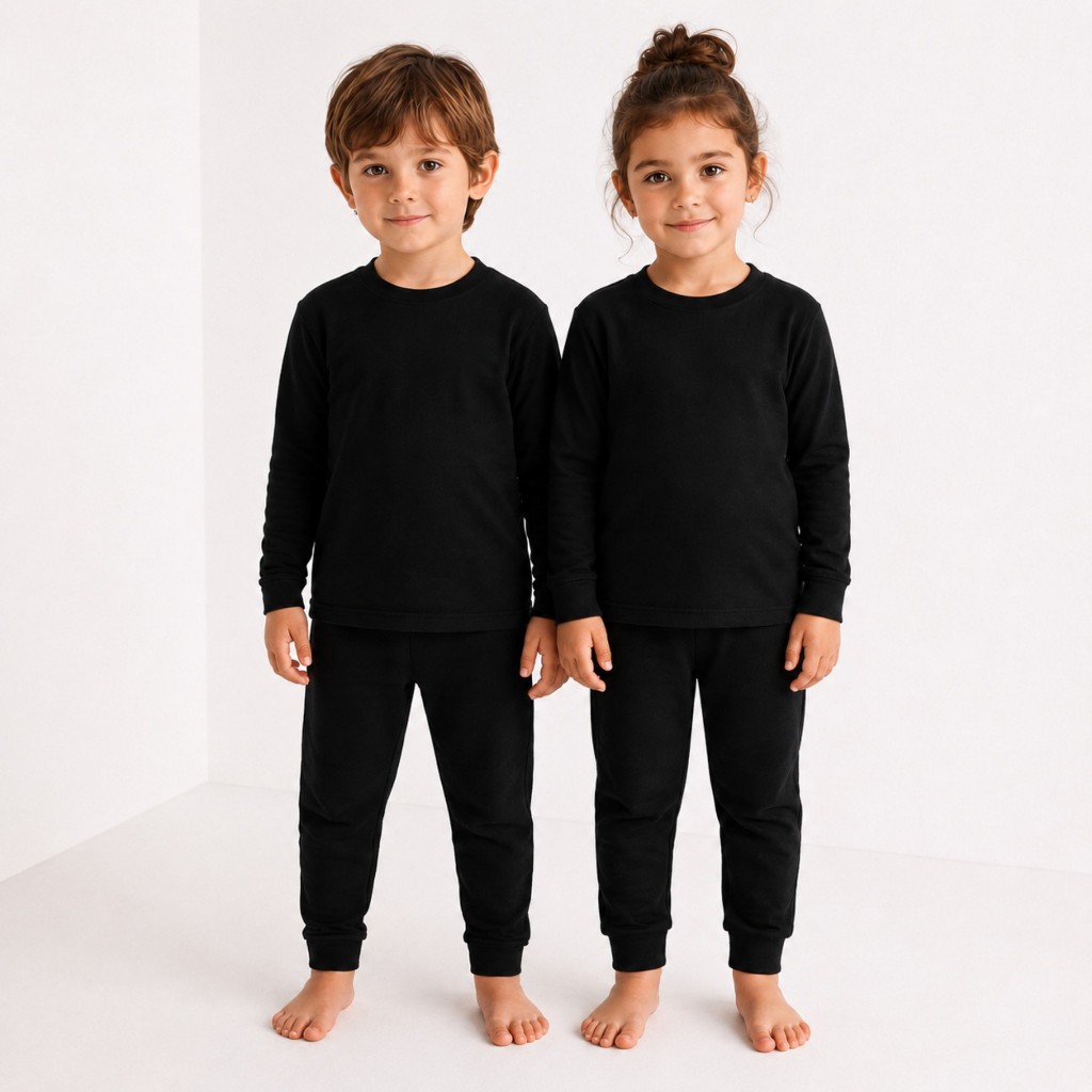 Conjunto Térmico Infantil Segunda Pele Blusa Calça Menino Menina CORES VARIADAS PARA A ESCOLA