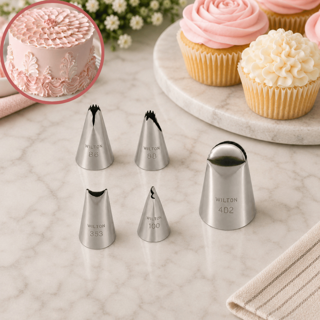 Bico Wilton babado confeitar bolo original (CHOCO)