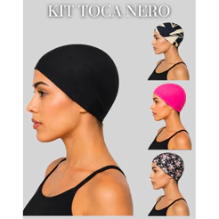 kit Toucas Nero Com Barra Dupla Anti-frizz Alisa Confortável
