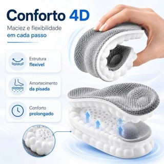 Palmilha almofadinha conforto Extremo Absorção De Impacto Alívio Para Fascite Plantar, Esporão Calcâneo palmilha pés