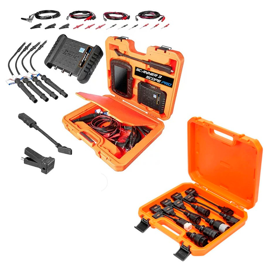 Scanner 3 Scope Pro Com Tablet Linha Diesel Leve e Diesel Pesado - Raven