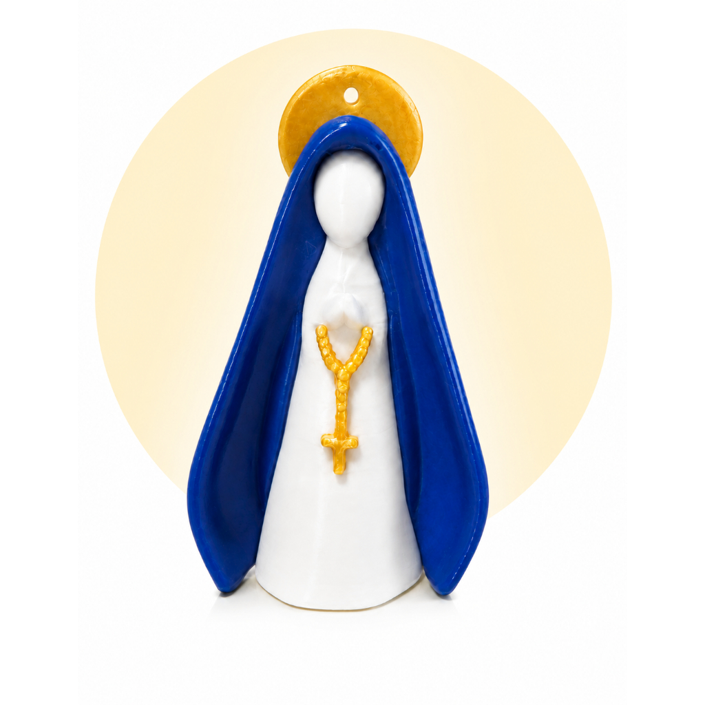 Chaveiro Nossa Senhora Católico Religioso Lembrancinha Presente Fé para Chaves Bolsa Mochila