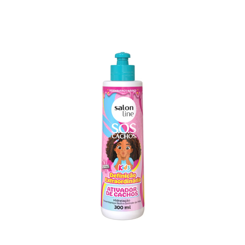 Ativador de Cachos Chiclete SOS Cachos Kids Hidratação 300ml