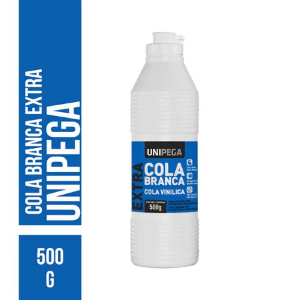 Cola Branca Pva Extra Forte Madeira Artesanato MDF UNIPEGA · foto 2