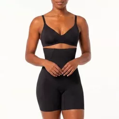 Bermuda Modeladora Feminina DeMillus Alta Compressão Sem Costura Microfibra Cintura Alta Femenino