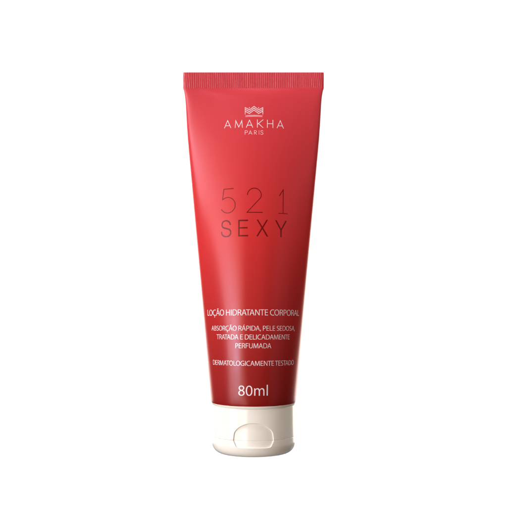 Creme Hidratante para o Corpo 521 Sexy 80ml - Formula Super Hidratante | Amakha Paris