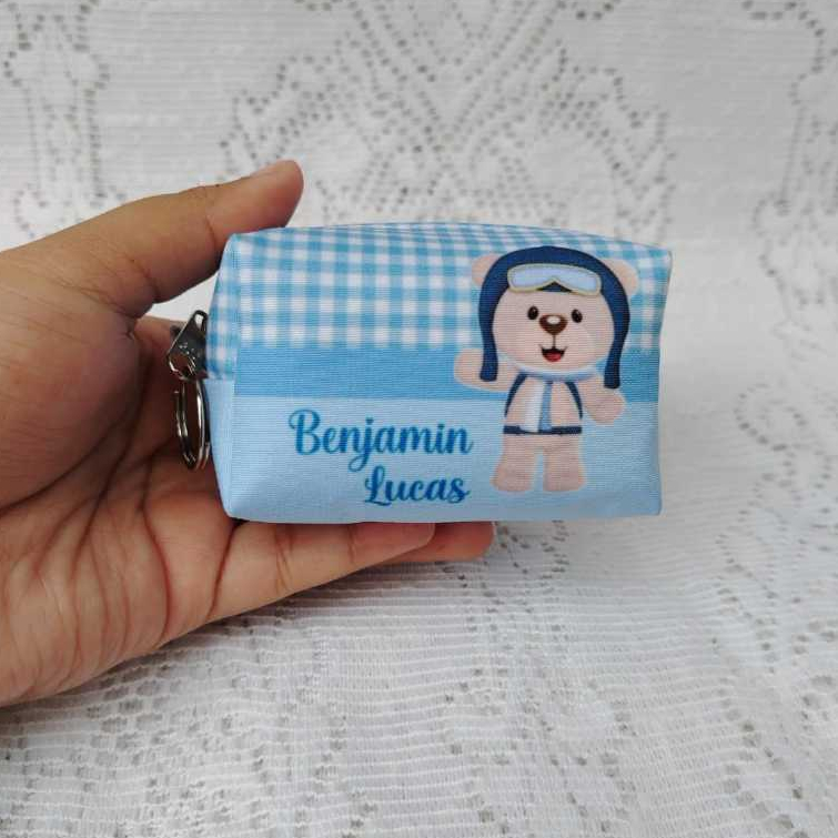 kit com 15 bolsinha porta moeda para lembrancinha