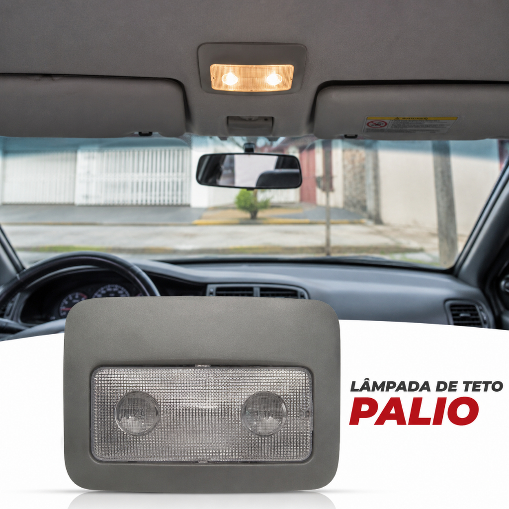 Lanterna Teto + Lampada Led Fiat Palio 2001 2002 2003 G2 Strada Weekend