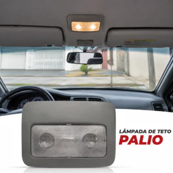 Lanterna Teto + Lampada Led Fiat Palio 2001 2002 2003 G2 Strada Weekend