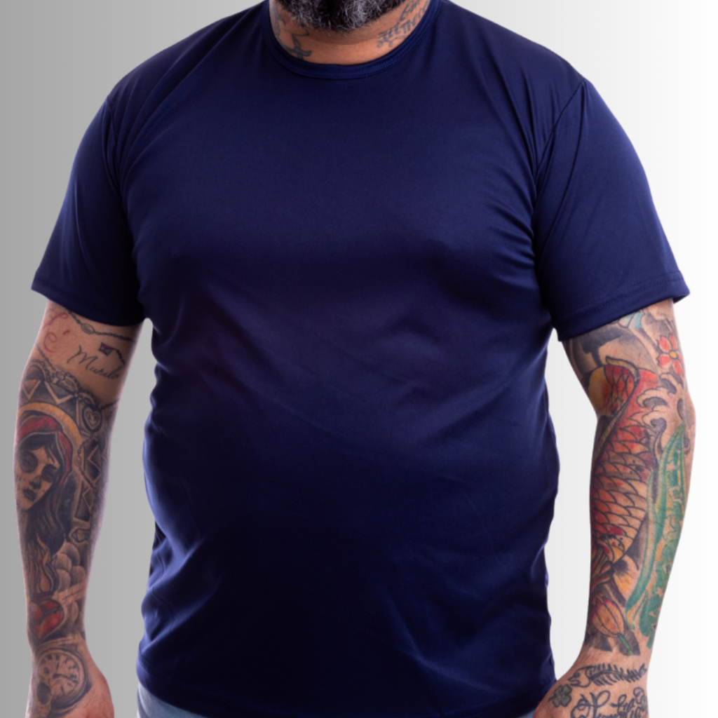 Camiseta Dry Fit Plus Size Academia Caminhada Corrida Lazer Futebol Esportes Uniforme