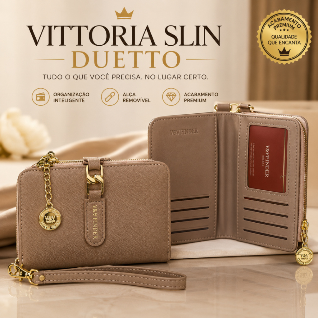 Carteira Feminina BelleVogue Couro Ecológico Luxo Premium Elegante