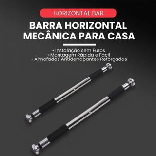 Barra Fixa de Porta Ajustável para Exercícios Calistenia Musculação e Crossfit