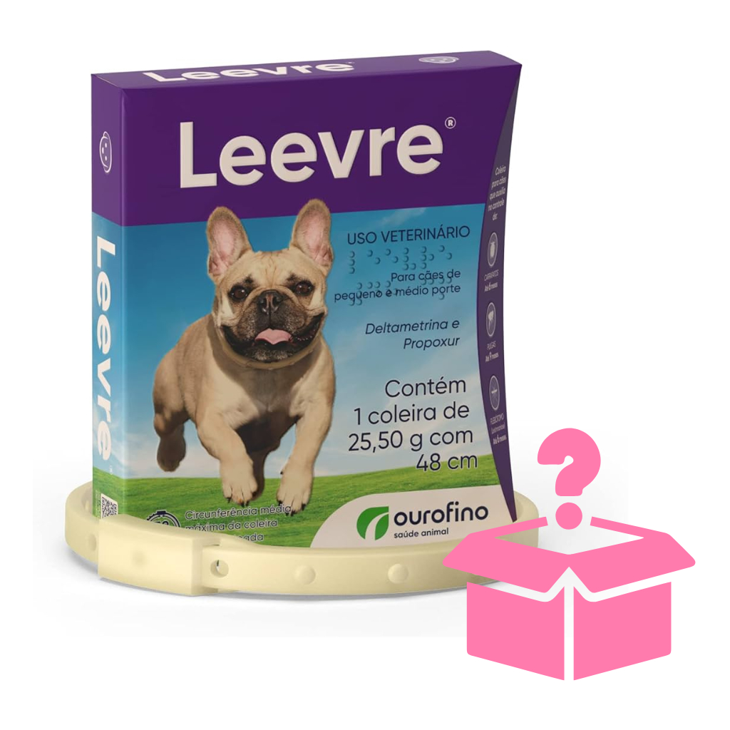 Coleira Leevre 25,50g Com 48cm + Brinde Surpresa