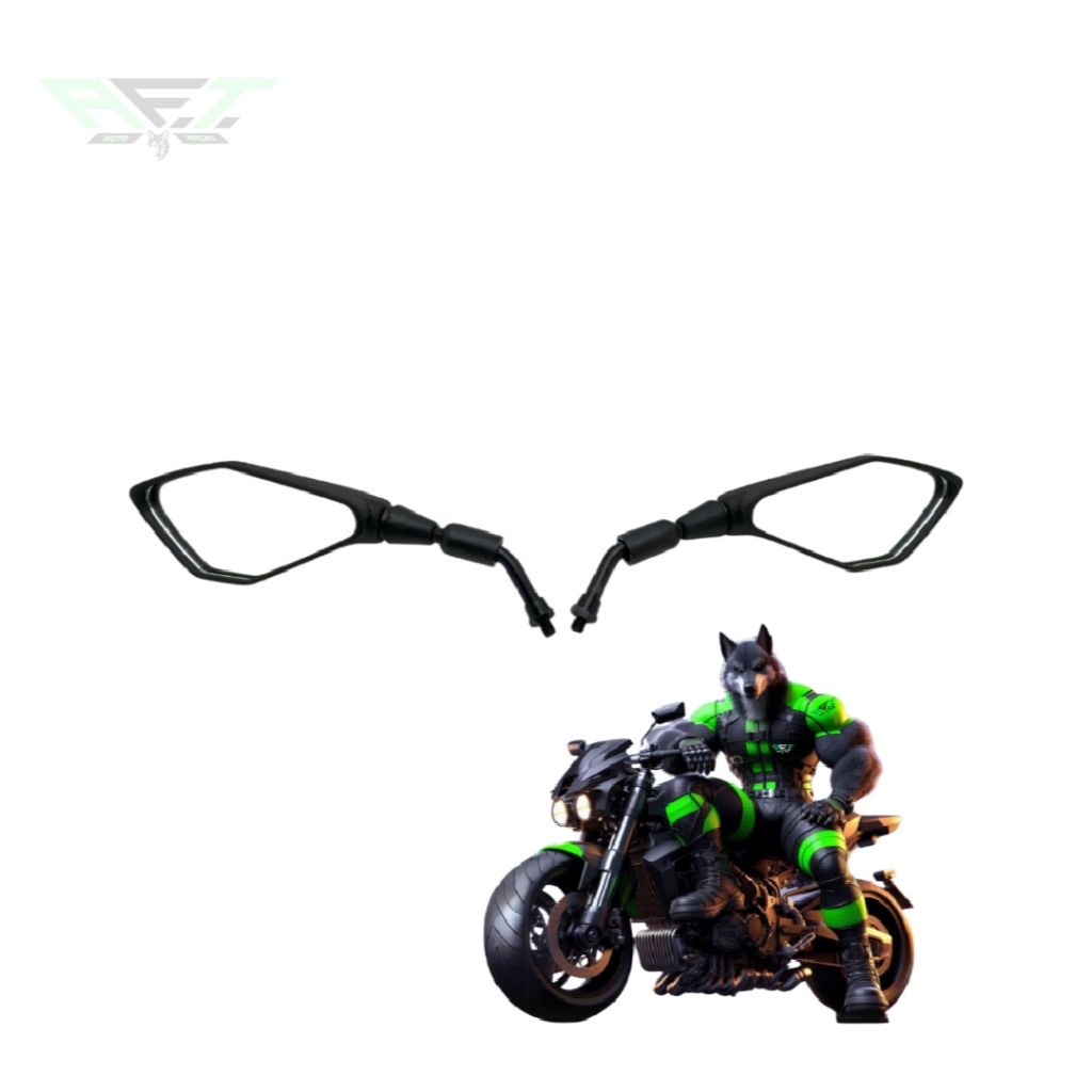 Retrovisor Kawasaki Z400/par Fixo Rosca Yamaha TODAS