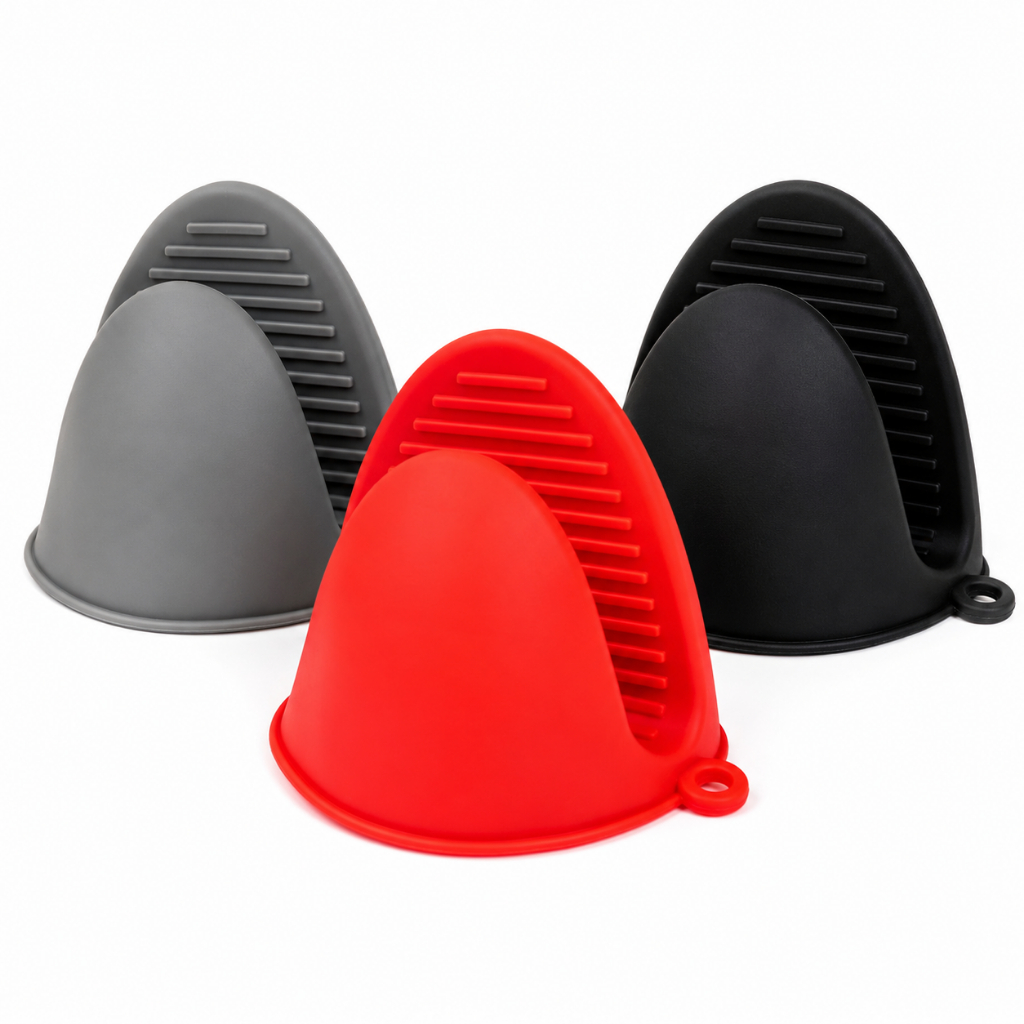 Luva de Silicone Bico de Pato Térmica para Forno e Air Fryer Resistente ao Calor Mini Pegador Andirerrapante