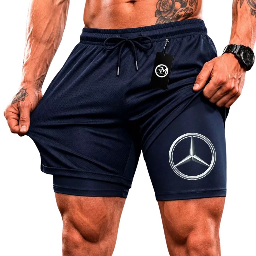 Bermuda Compressão Short Marcas Variadas Fit Academia Corrida Treino Masculina Elastano Qualidade Premium