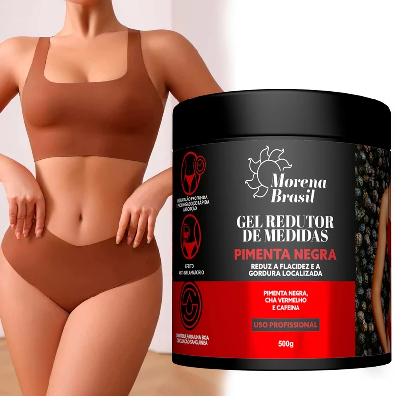 Gel Massageador Corporal Profissional 500g com Pimenta Negra — foto 2